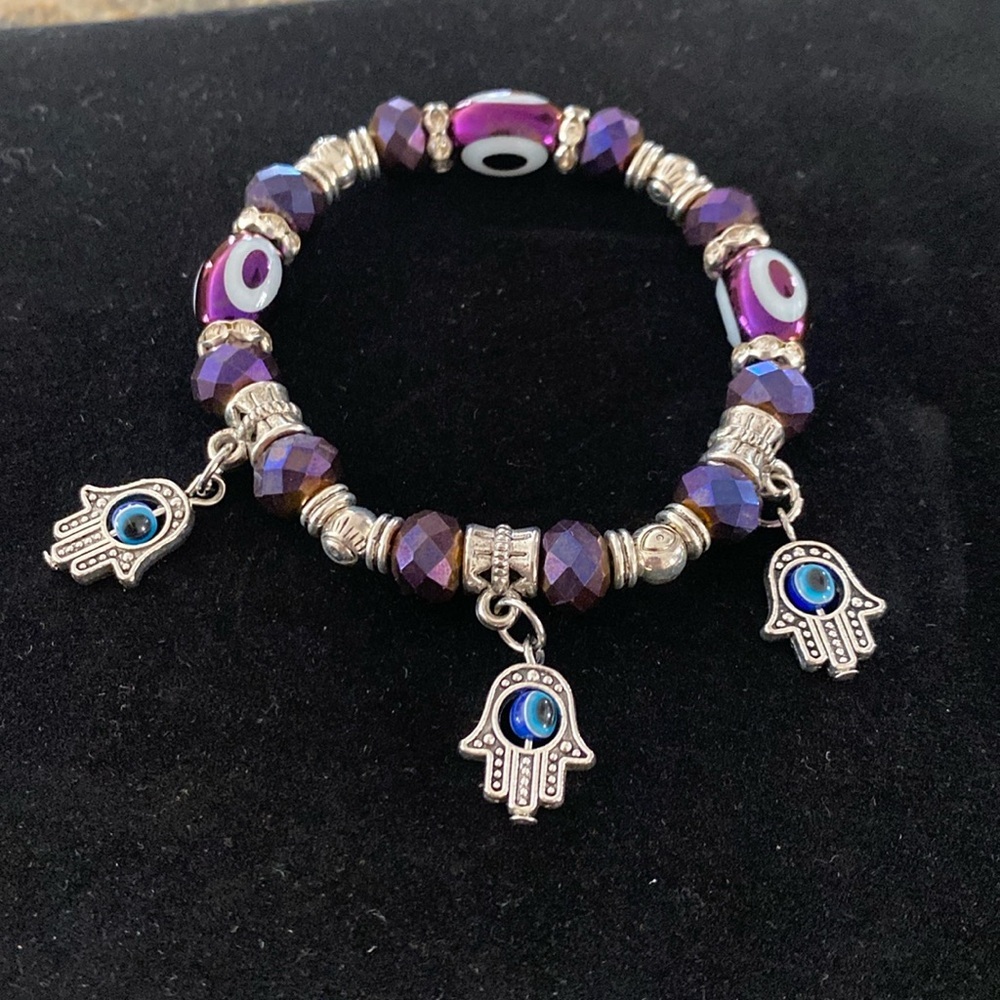 Beaded Bracelet w/ charms